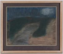 Rosemarie PerlitzKünstlerin des 20. Jahrhunderts - Abstrakte Landschaft - Pastell/Papier. 27,2 x