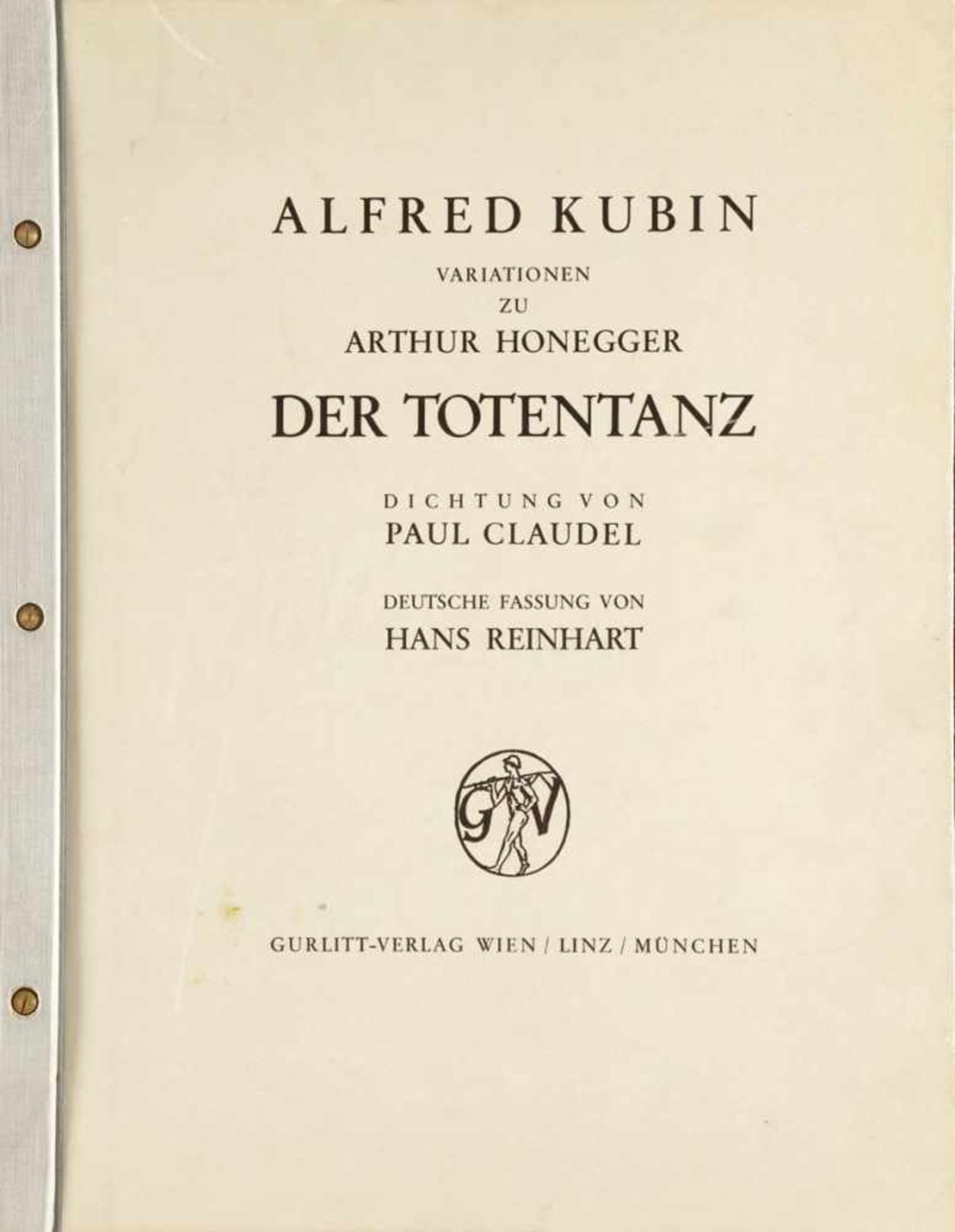 Alfred Kubin1877 Leitmeritz/Böhmen - 1959 Zwickledt am Inn - "Variationen zu: Arthur Honegger der - Image 2 of 2