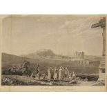 Thomas Medlandca. 1765 - 1833 nach - "The Temple of Jupiter Olympius" - Kupferstich. Falze. 30 x