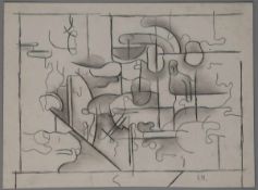 Heiner Malkowsky1920 Rosenberg - 1988 Hannover - Figuren - Graphit/Karton. 35,5 x 48 cm. Monogr.