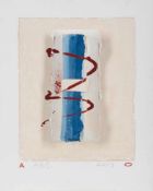 B.-Schütte, Alina(1959 Gdingen/Polen - lebt und arbeitet in Hannover) - Komposition - Collage/Lwd.