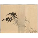 Japanischer Künstler des 20. Jahrhunderts- "Bambus" - Tusche/Papier. 32 x 42 cm. Unter