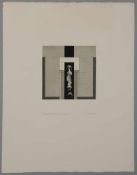 Johannes Schreiter1930 Annaberg-Buchholz - "Fazit 27" - Radierung/Papier. Probedruck. 15,6 x 15,6