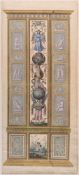 Giovanni Volpato1733 Bassano - 1803 Rom - "Pilasterdekoration der Loggien im Vatikan" - Kolor.