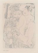 Pablo Picasso1881 Malaga - 1973 Mougins - "La Celestine, Blatt 52" - Radierung/Papier. 183/350. 12,3