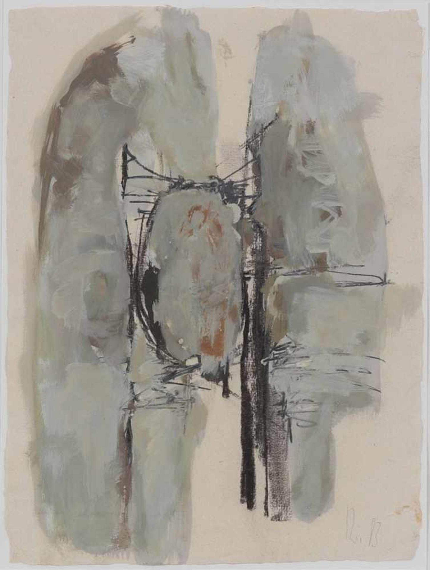 Susanne Reimnitz-Wöhrmann1961 Wiesbaden - Ohne Titel - Mischtechnik/Papier. 34,3 x 25,5 cm.