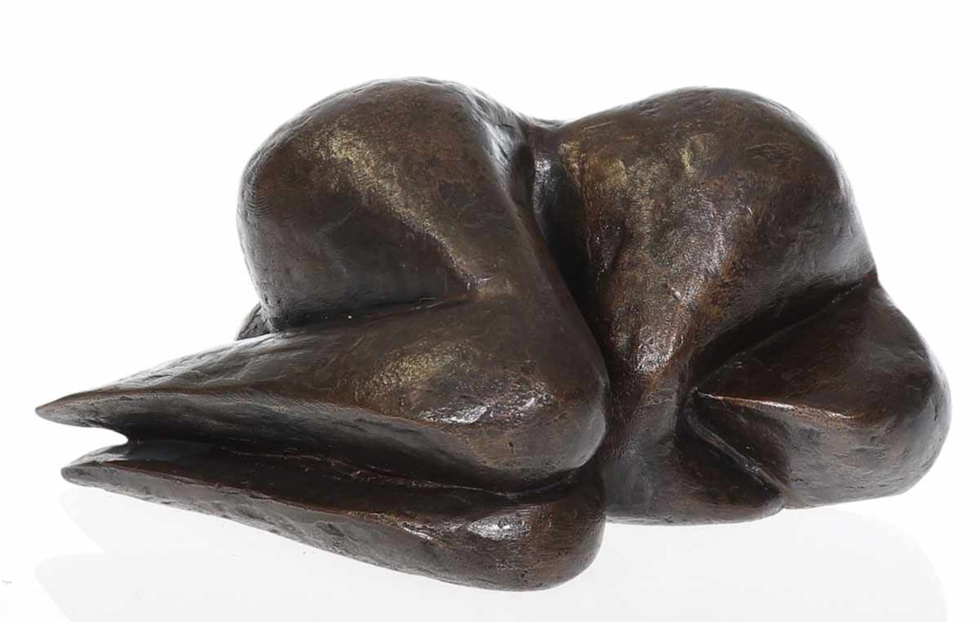 Gerlind Brunhild Friederich1939 Vilsbiburg - 2019 Hannover - "Entspannt" - Bronze. Braun