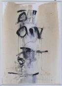 Jörg Miszewski1956 Altena - Komposition - Mischtechnik/Lwd. 140 x 100 cm. Sign. und dat. r. u.: