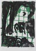 Georg Baselitz1938 Deutschbaselitz - Jebe - Farblithografie/Papier. 6/15. 55 x 40 cm, 76,5 x 57