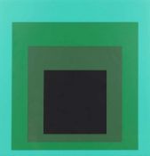 Josef Albers1888 Bottrop - 1976 New Haven - Homage to the square - Farbserigrafie/Papier. 58,7 x