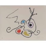 Joan Miró1893 Barcelona - 1983 Palma - Aus: "Ubu aux Baleares" - Farblithografie/Papier. 120/120.