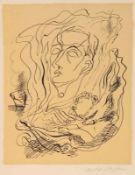 André Masson1896 Balagny-sur-Thérain - 1987 Paris - Gesicht - Lithografie/Papier. 33 x 26,2 cm, 45,1