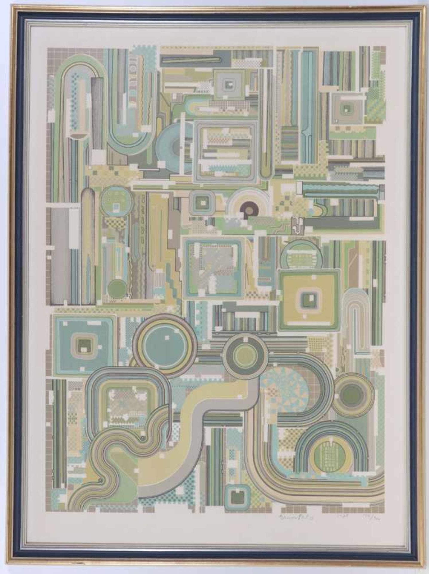 Eduardo Paolozzi1924 Leith - 2005 London - Ohne Titel - Farbserigrafie/Papier. 194/300. 83,5 x 60, - Bild 2 aus 2