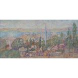 Stan Reszka1924 Polen - Ansicht von Istanbul - Öl/Lwd. 60 x 120 cm. Sign. r. u.: Stan Reszka.