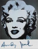 Andy Warhol1928 Pittsburgh - 1987 New York - "Marilyn Monroe" - Farboffset/Papier (Postkarte des