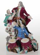 Liebesgruppe mit PaukenschlägerKönigliche Porzellan Manufaktur, Meissen 1875-1895. Porzellan,
