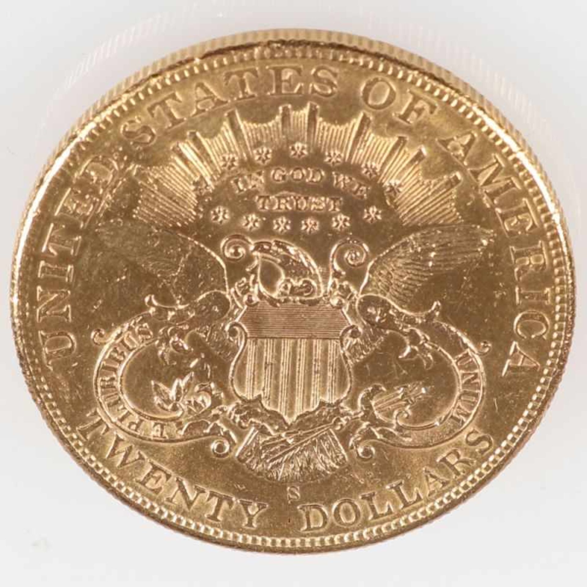 20 DollarUSA, 1904. - "Liberty Double Eagle" - 900er GG. Gew. 33,44 g. D. 34,2 mm. VZ. Vs.: - Image 2 of 2