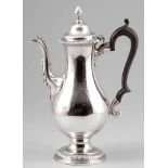KaffeekanneWilliam Fearn/London/England, um 1799/80. 925er Silber. Punzen: Herst.-Marke, Stadt-
