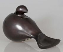 Manuel Donato Diez1957 Madrid - Die Taube - Bronze. Braun patiniert. H. 14,1 cm. Auf der
