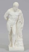 Gipsbüste nach der Antike- Herakles Farnese - Gips. Koloriert. H. 59,5 cm.- - -22.00 % buyer's