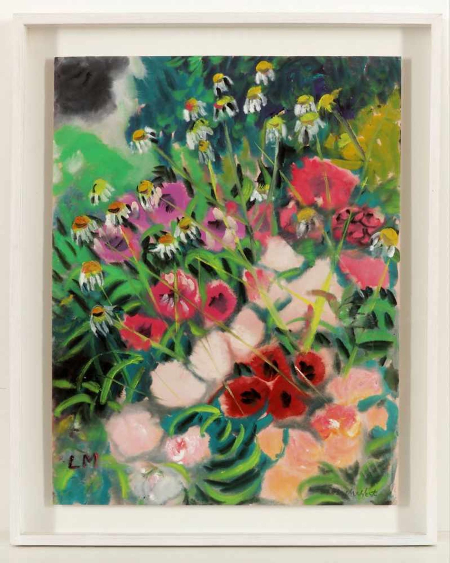 Lothar Malskat1913 Königsberg - 1988 Wulfsdorf bei Lübeck - Blumen im Garten - Gouache/Papier. 64 - Bild 3 aus 3