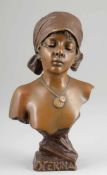 Emmanuel Villanis1858 Lille - 1914 Paris - "Nerina" - Bronze. Braun patiniert. H. 31 cm. Seitl. an