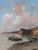 Bernardo Hay1864 Florenz - ? - Am Golf von Neapel - Öl/Lwd. 112 x 85 cm. Sign., ortsbez. und dat. r.