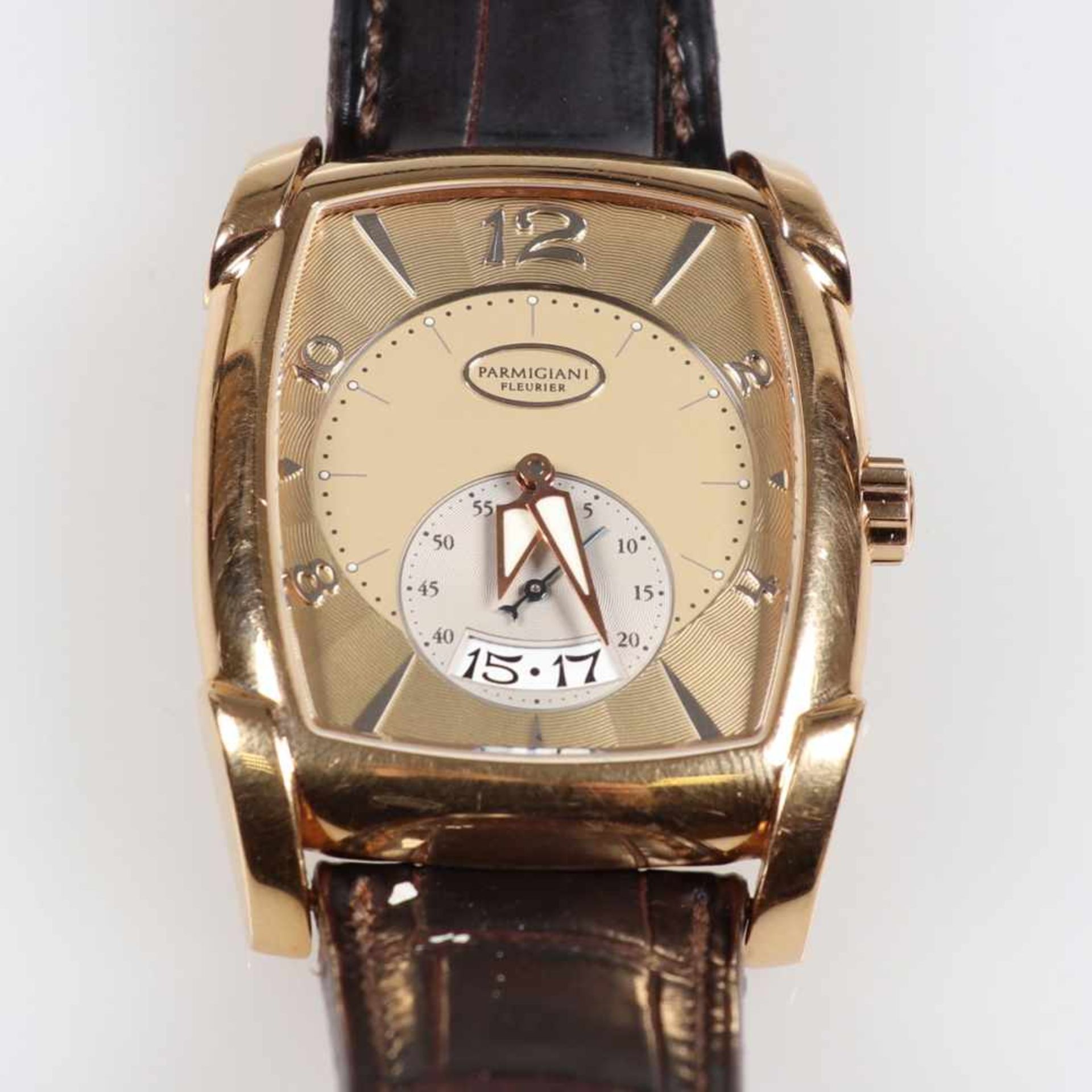 Parmigiani Fleurier - HerrenarmbanduhrFa. Parmigiani Fleurier, Italien. Modell: Kalpa. 750/-