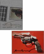 Andy Warhol1928 Pittsburgh - 1987 New York - "Pistolas" - Farboffset (Ausstellungskarte der