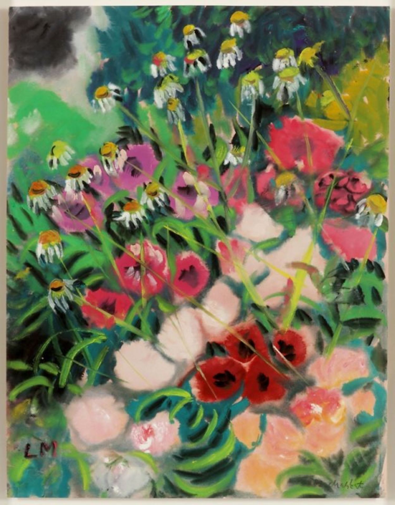 Lothar Malskat1913 Königsberg - 1988 Wulfsdorf bei Lübeck - Blumen im Garten - Gouache/Papier. 64