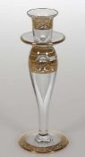 Kerzenleuchter "Thistle Gold"Verreries & Cristalleries de Saint Louis. Farbloses Kristallglas,