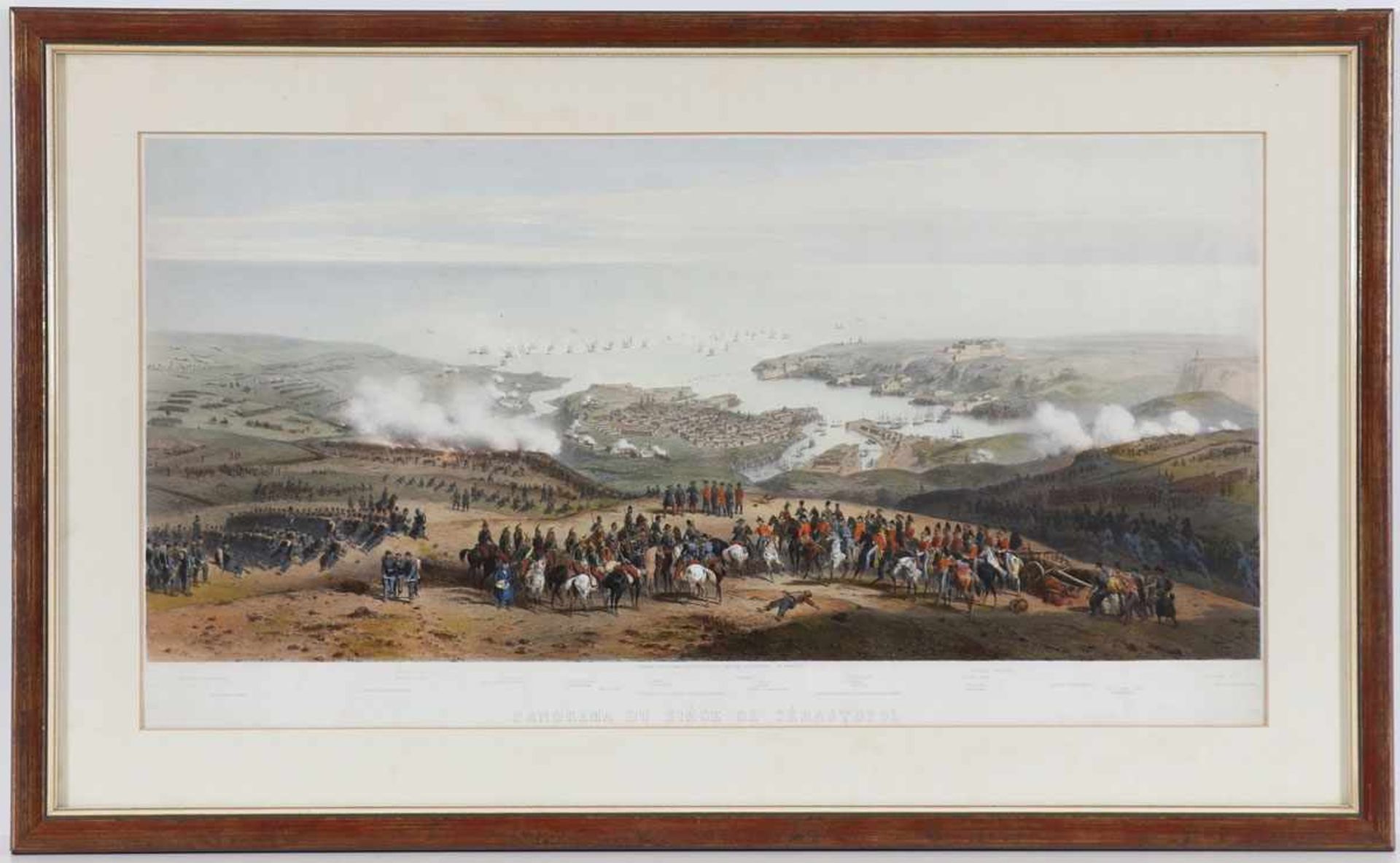 Lithografen des 19. Jahrhunderts- "Panorama du Siège de Sébastopol" - - "Panorama de la Bataille - Image 5 of 5