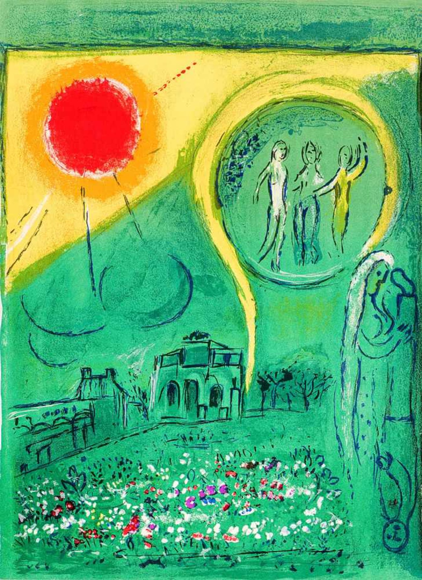 Chagall, Marc1889 Witebsk - 1985 Saint-Paul-de-Vence.«Derrière le mirroir». Nr. 66, 67 und 68. - Bild 7 aus 7