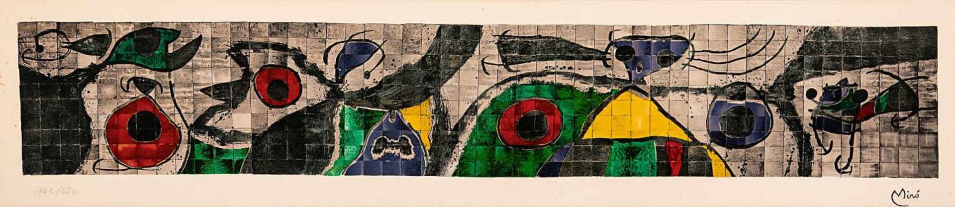 Miró, Joan1893 Barcelona - 1983 Palma de Mallorca.«Terres de grand feu». 1968. Farblithographie