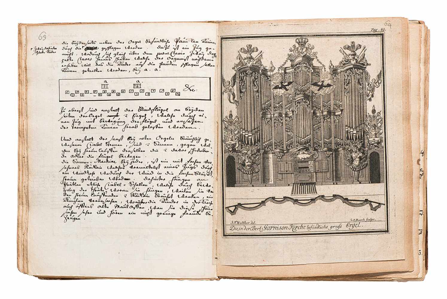Silbermann, Johann Andreas1712 Straßburg - 1783 ebd.«Das Silbermann-Archiv».Handschrift, in - Image 5 of 14