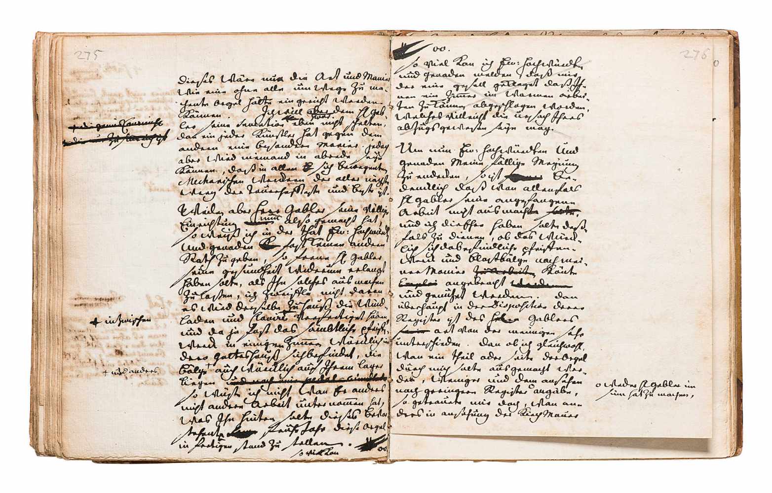 Silbermann, Johann Andreas1712 Straßburg - 1783 ebd.«Das Silbermann-Archiv».Handschrift, in - Image 10 of 14