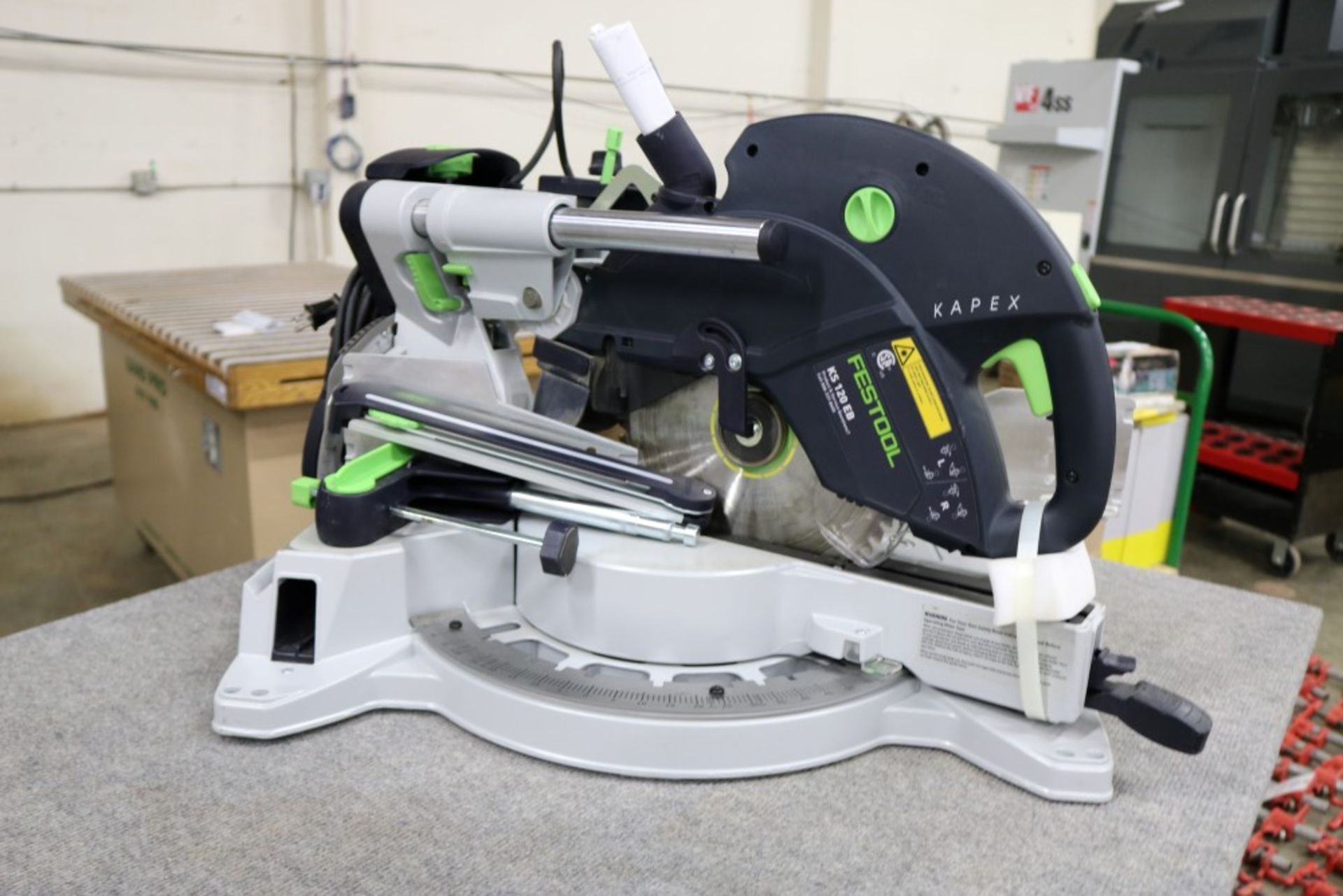 Kapex Festool KS 120 EB Laser Guided Sliding Compound Miter Saw with Extra Saw Blade