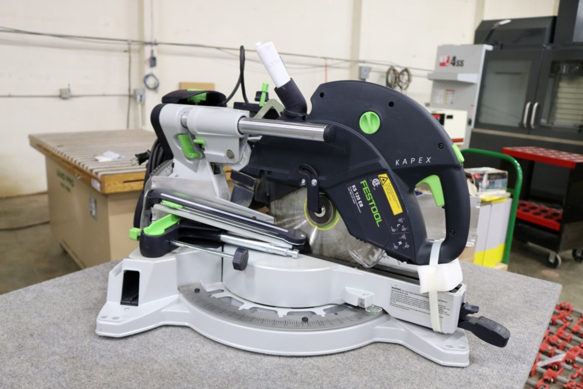 Kapex Festool KS 120 EB Laser Guided Sliding Compound Miter Saw with Extra Saw Blade - Image 2 of 11