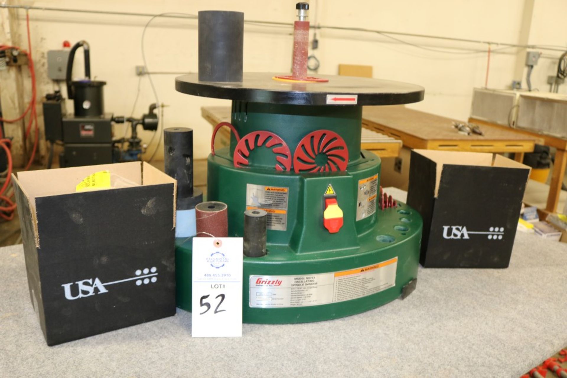 2011 Grizzly Oscillating Spindle Sander, Model G0723, 1/4 HP, 3/4" - 3" Drum Sizes, 1/2 Spindle - Image 7 of 8