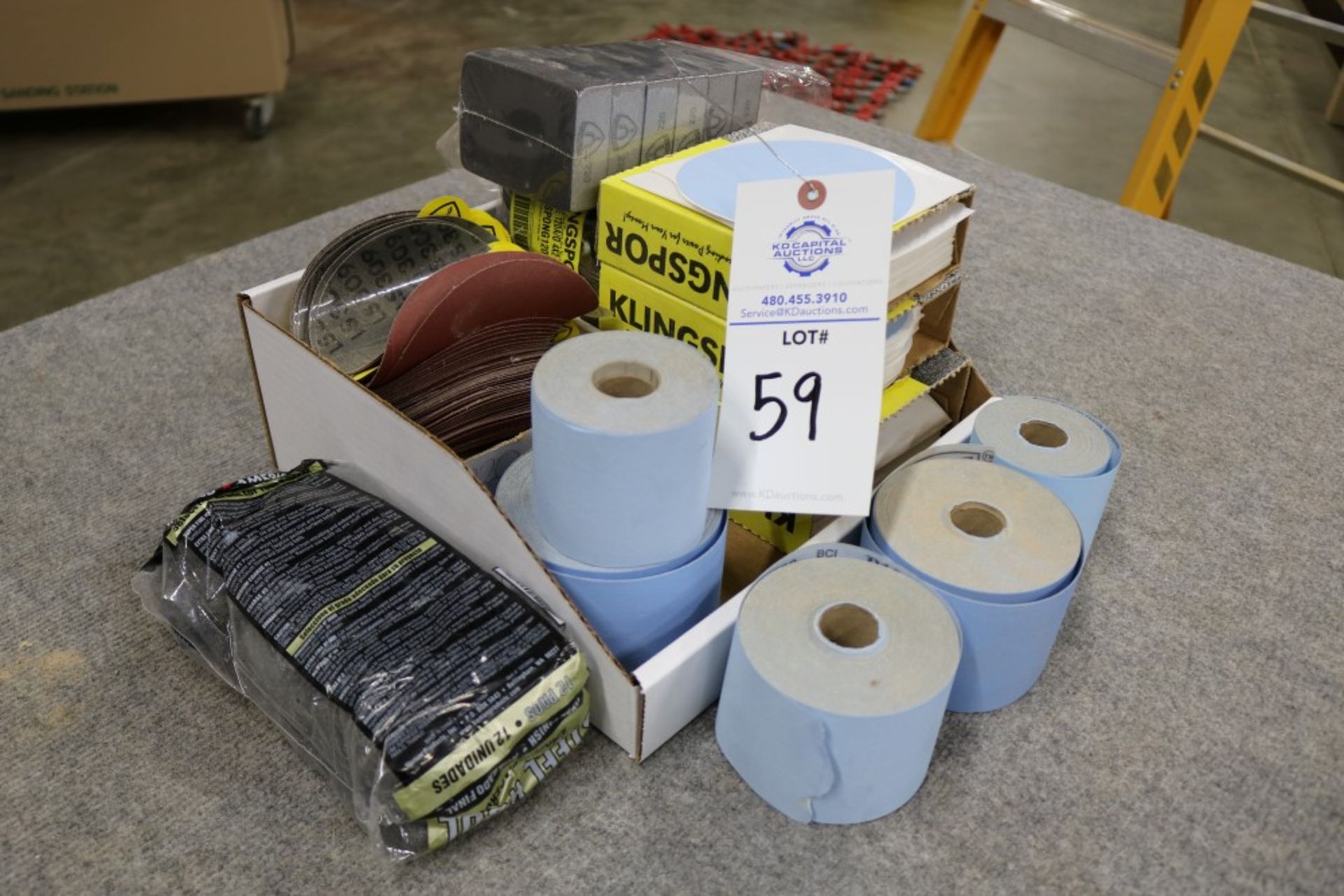 Brand New Box of Sand Paper Rolls and Replacement Orbital Sand Paper Pads and Sand Paper Sponges, - Image 5 of 5
