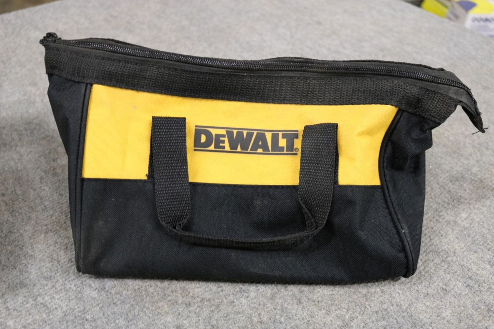 (2) DeWalt 20v Max Lithium Ion Drills with 2 Extra Batteries with Chargers and Bag - Image 2 of 8