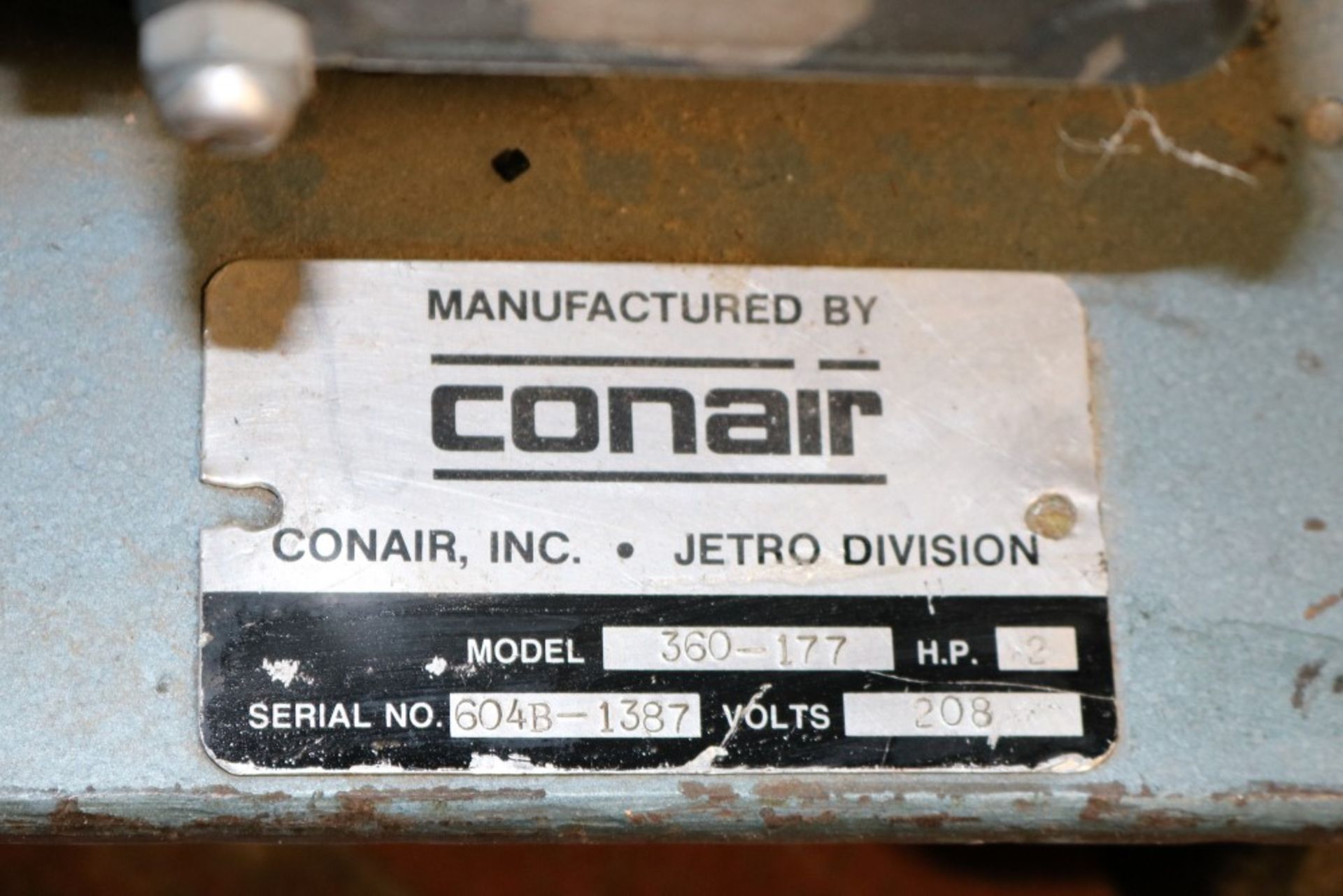 2 HP Conair Granulator - 6" x 8" Throat 208v Model 360-177 - Image 4 of 7