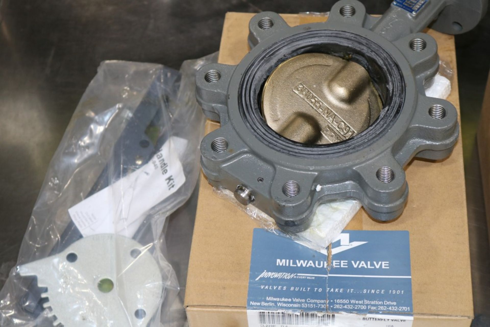 (4) 3" New Milwaukee Butterfly Valves / (2) 4" New Milwaukee Butterfly Valves - Image 4 of 5