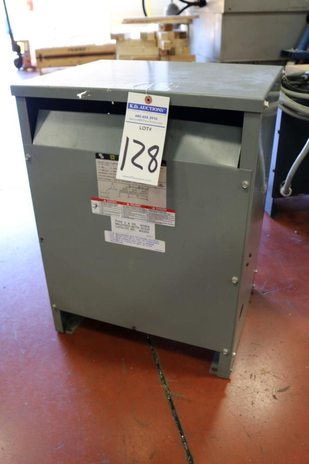 Square D Step Down Transformer 15 KVA HV 480 LV 208Y/120 - Image 5 of 5