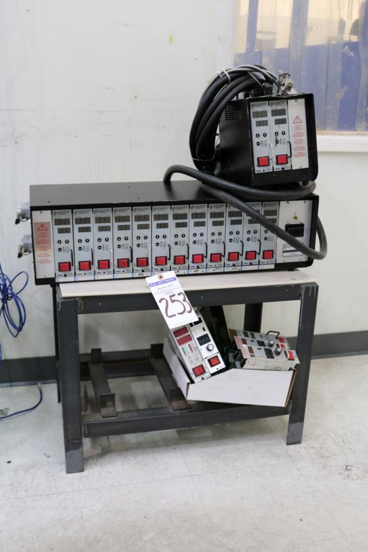 12 Zone Plastic Process Equipment Hot Runner Controller w/ Spare Boards and 2 Zone Controller on - Image 6 of 6