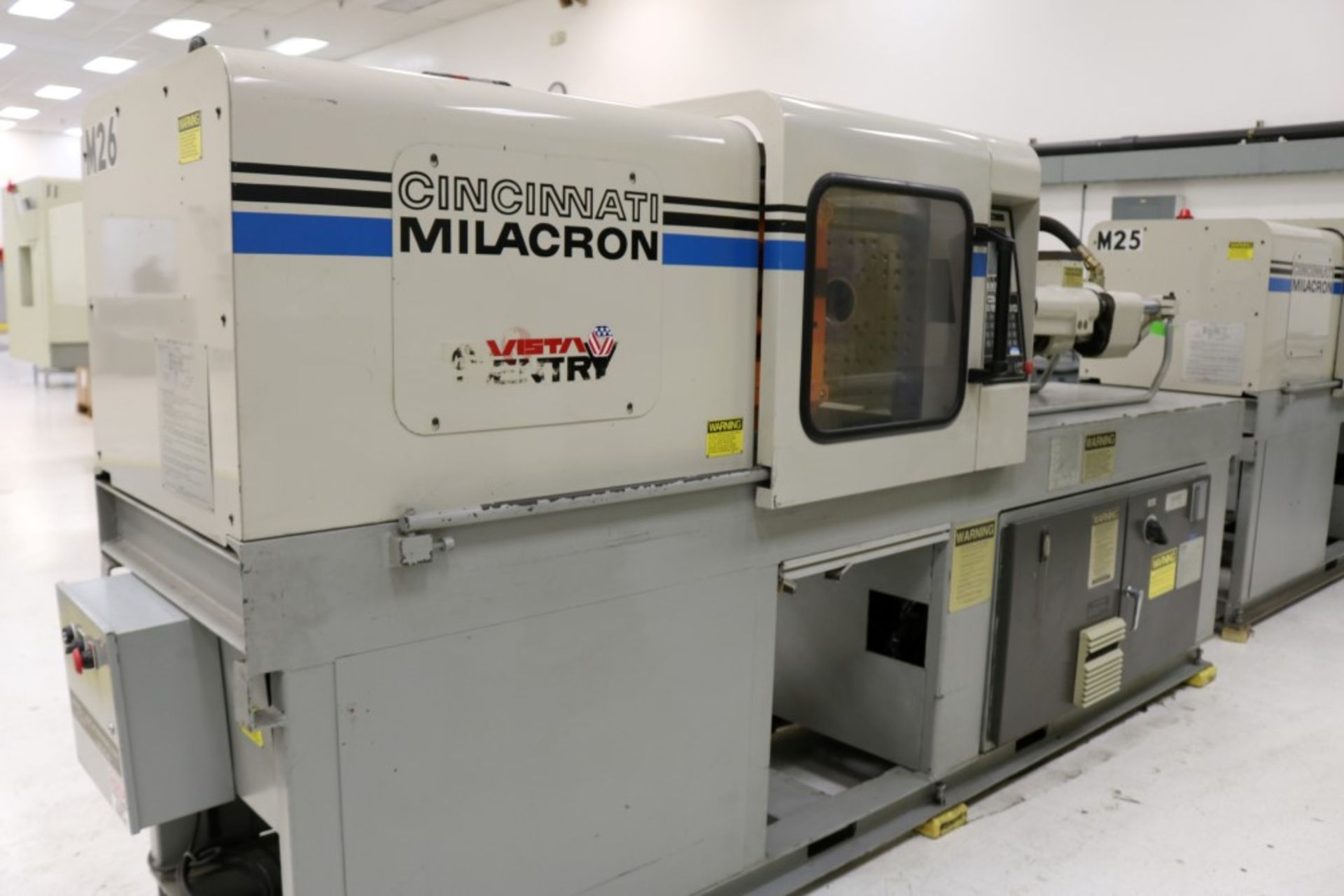 1998 Cincinnati Milacron Vista 55 ton Injection Molding Machine - 1.3 oz. Shot, Core Pull, Model - Image 2 of 17