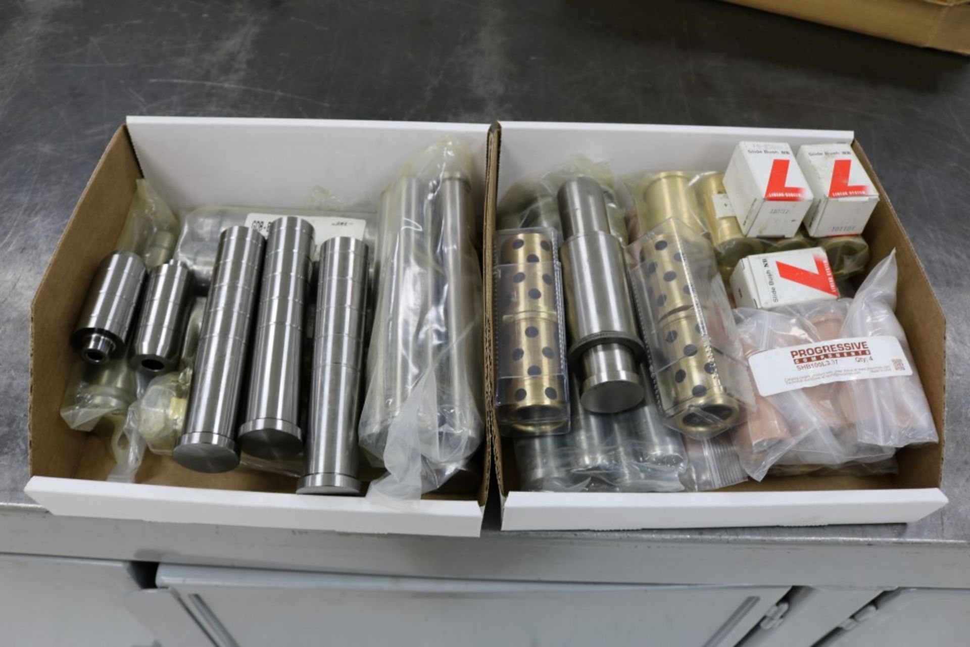 Box of New Various Sized Leader Pins and Bushings