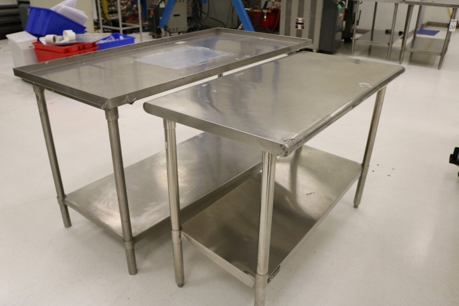 (2) Stainless Steel Work Tables Various Sized (Tables ONLY) - Image 3 of 4