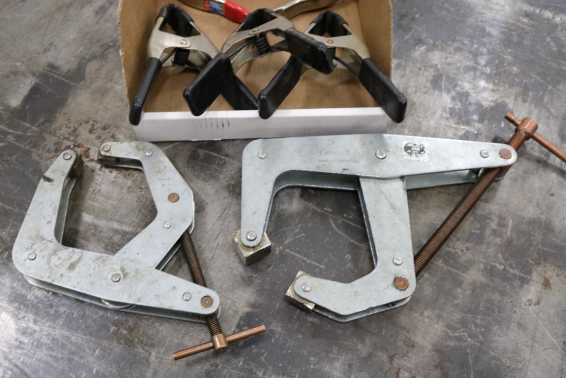 Pair of Kant Twist Clamps w/ Various 2" & 3" Spring Clamps - Image 3 of 4