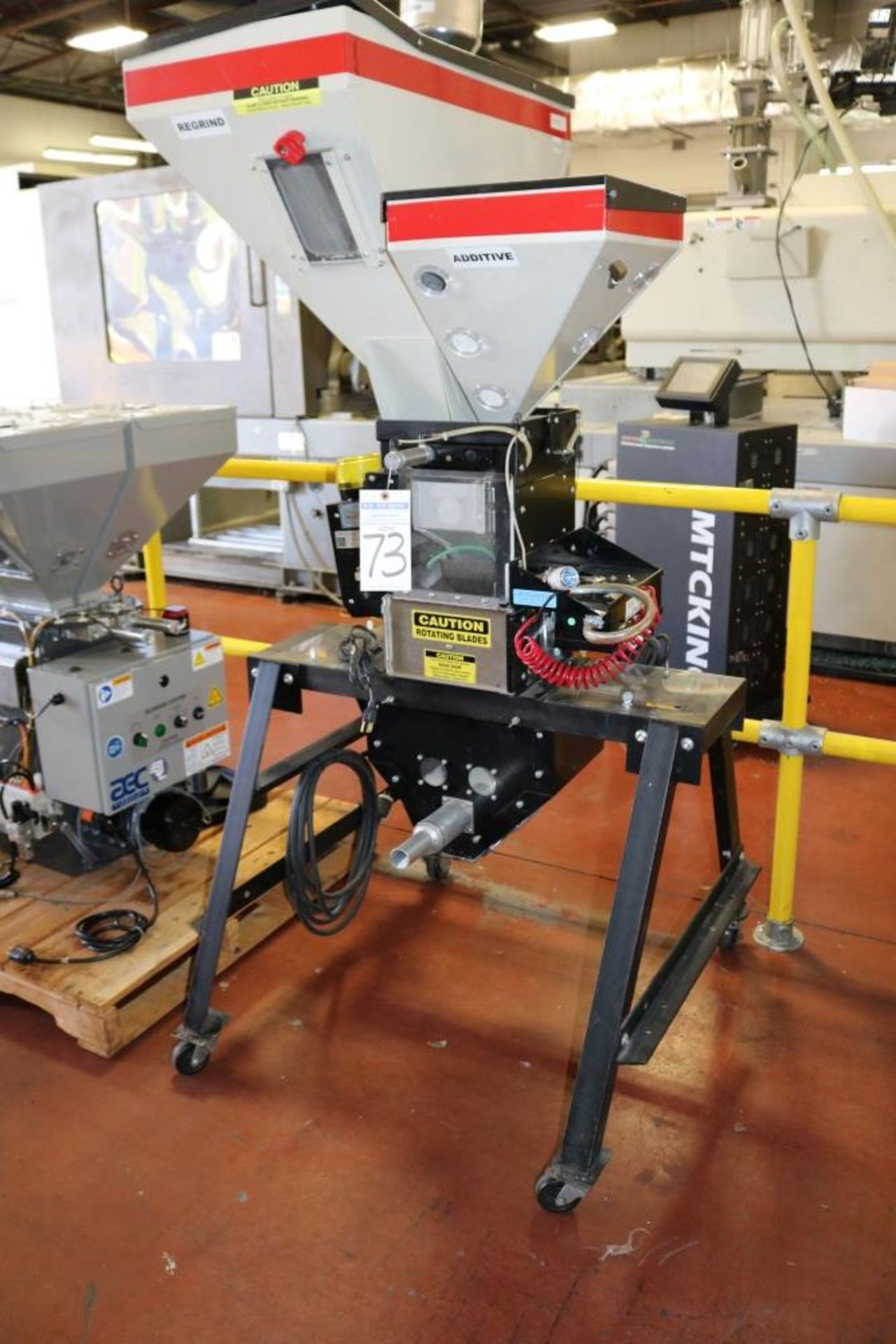 Maguire Blend and Regrind Blending System on Rolling Stand - Image 7 of 7